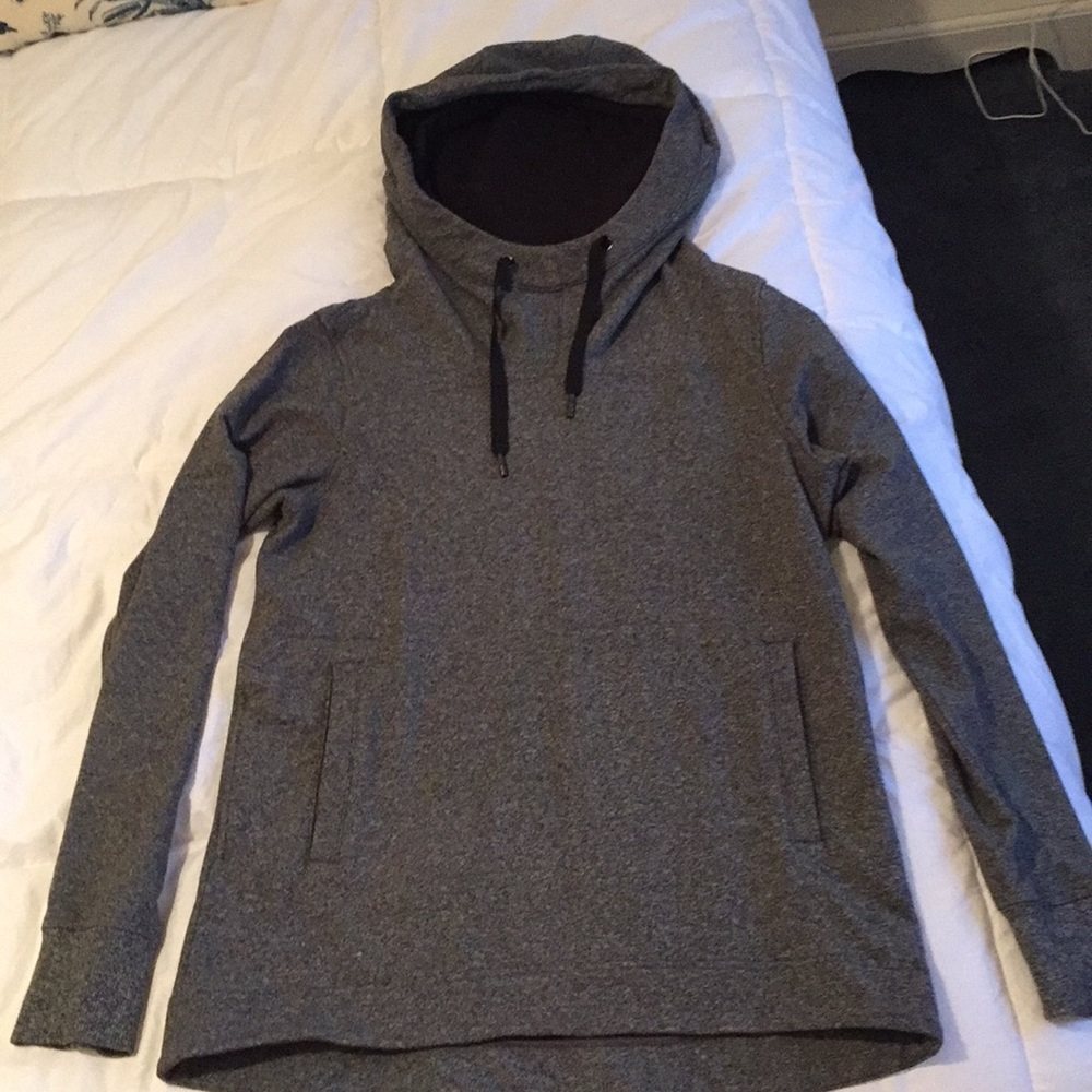 Lululemon  hooded gray sweatshirt